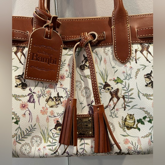 Authentic Disney Parks Dooney & Bourke Bambi Thumper collectors Satchel bag 75th - Picture 6 of 6